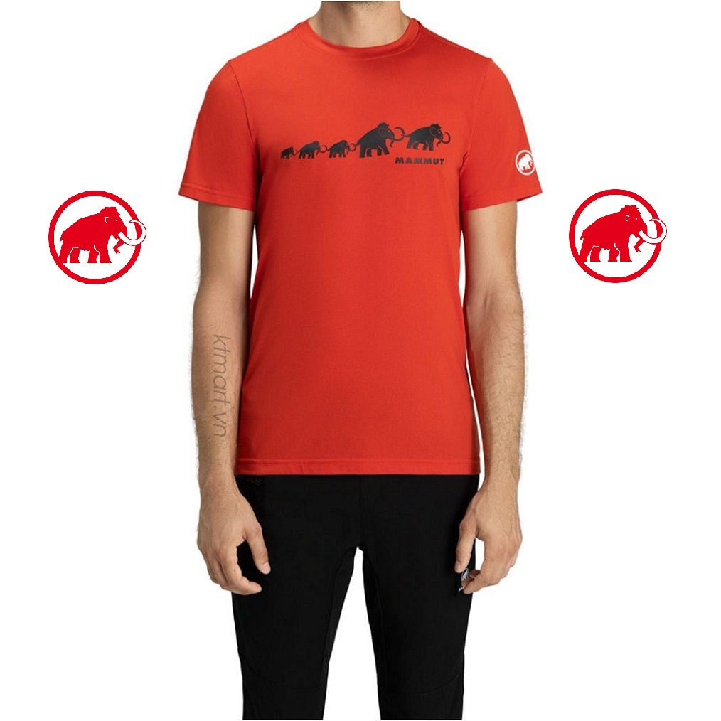 Áo thun Mammut QD Logo Print T-Shirt AF Men 1017-02012 size S, M, L, XL,2XL, 3XL