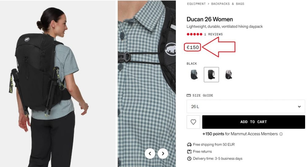 Mammut Women’s Ducan 26 Backpack 2530-01360 ktmart 20