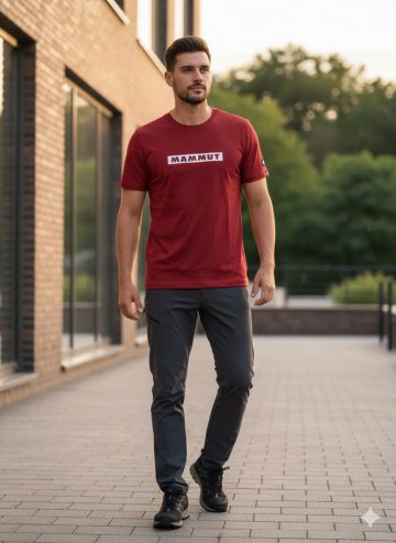 Áo thun Mammut QD Logo Print T-Shirt AF Men 1017-02012 size Mammut chữ to2