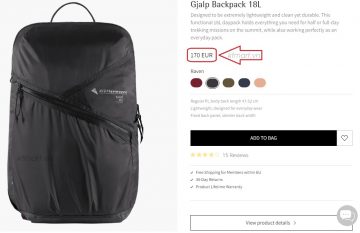 Klattermusen Gjalp Backpack 18L 40456U21 ktmart 2
